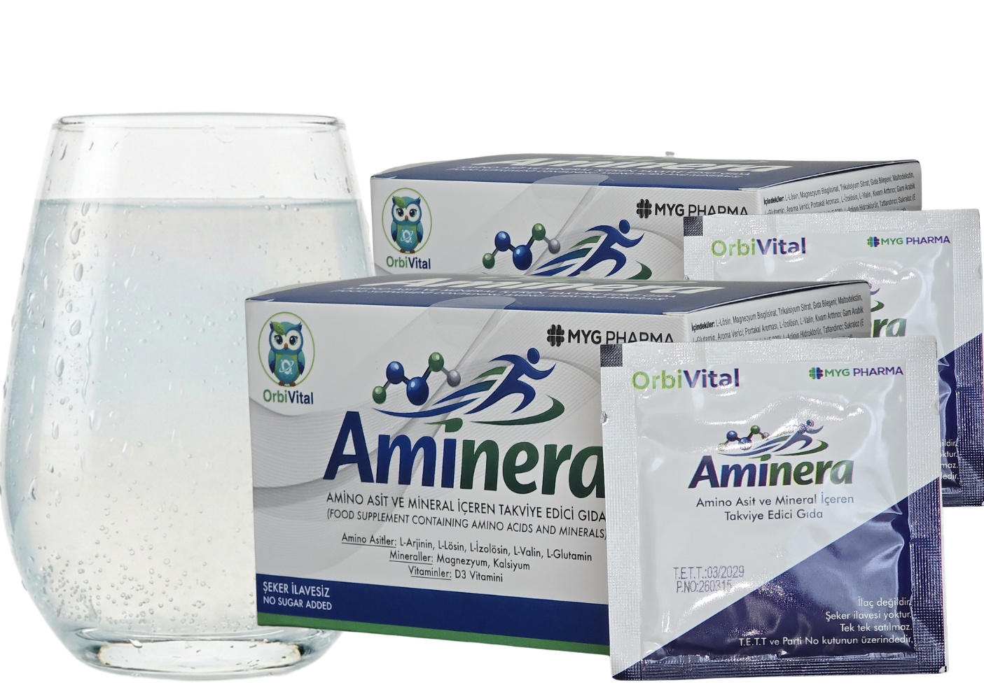1 2'li Aminera Avantaj Paketi - Aminoasit ve Mineral İçeren Takviye Edici Gıda - Görsel 1