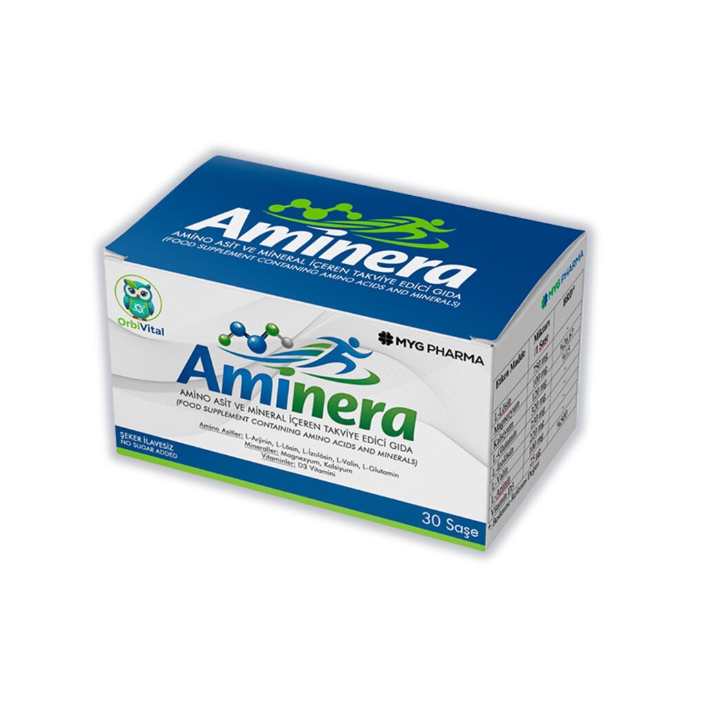 OrbiVital Aminera - Aminoasit ve Mineral içeren saşe