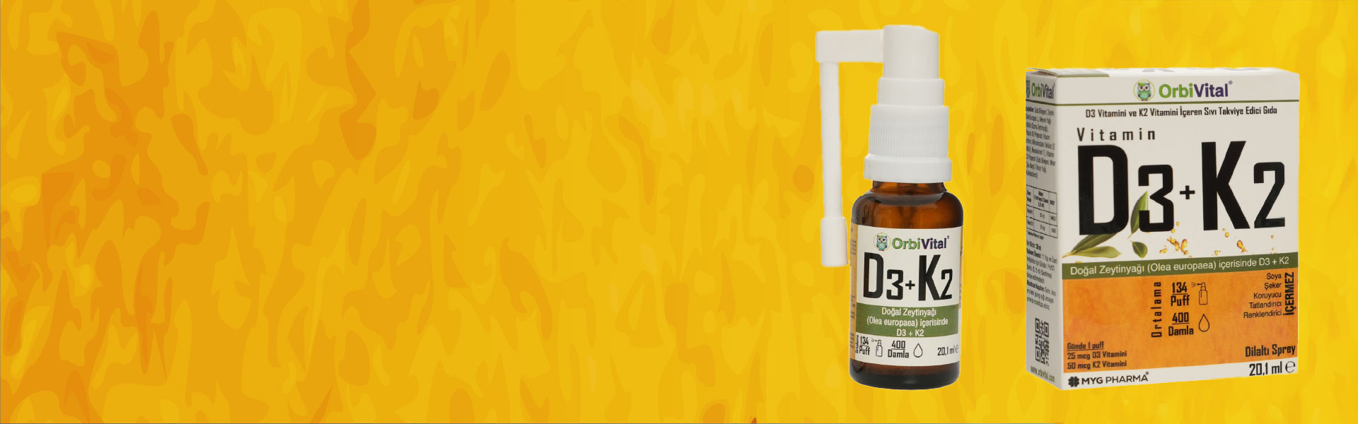 OrbiVital D3 & K2 Vitamini